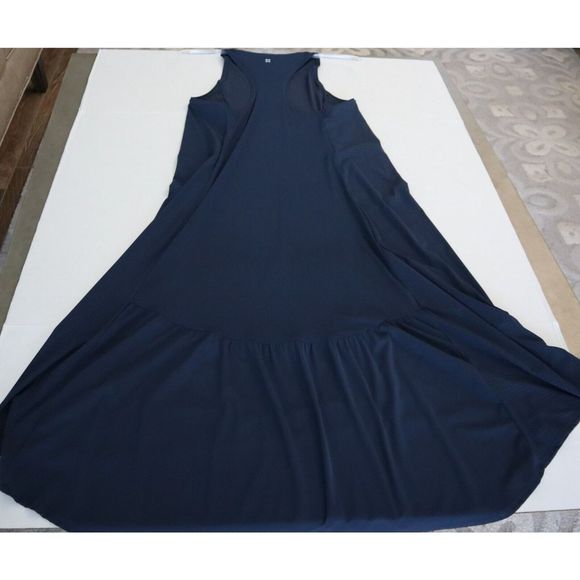Sweaty Betty SB5478 Womens Sz S Navy Blue Explorer Ace Racerback Midi Dress - Picture 8 of 9